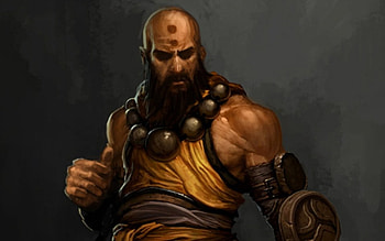 Monk, fighter, diablo 3 HD wallpaper
