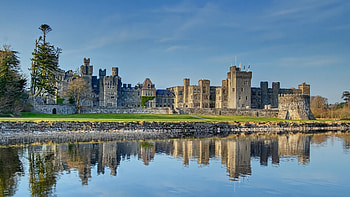 Irish Castle, Ashford Castle, Luxurious accommodation, Hauntingly beautiful HD wallpaper