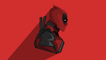 Deadpool Minimalism , deadpool, superheroes, minimalism, minimalist HD wallpaper
