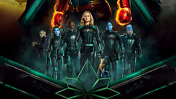 Brie Larson, Captain Marvel, Female superhero, Marvel cinematic universe HD wallpaper