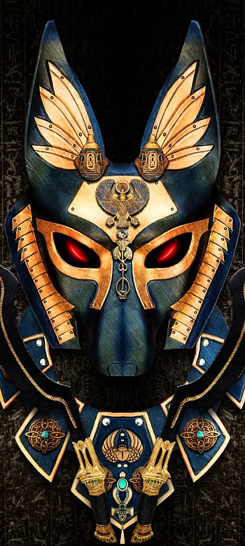 The Anubis, art, performing arts, Luxury, Dogs, Premium, Golden HD phone wallpaper