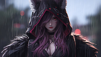 Xayah League Of Legends Gam, xayah-league-of-legends, league-of-legends, games, artwork, digital-art, video-games, pixiv HD wallpaper