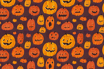 Pumpkin, pattern, halloween HD wallpaper