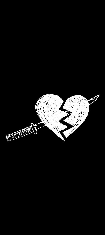 Broken Heart, breakup, katana, brokenheart HD phone wallpaper