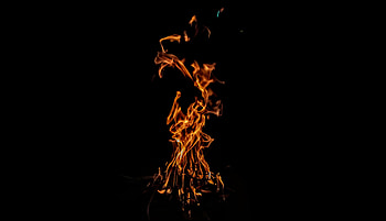 Fire, Bonfire, Dark, Flame, To Burn, Burn HD wallpaper