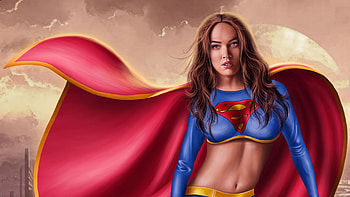 Supergirl Megan Fox, supergirl, superheroes, digital-art, artwork, behance HD wallpaper