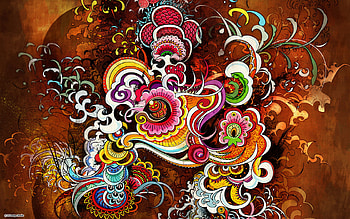 Cool Colors, abstract, fantasy, arts, other, colors HD wallpaper