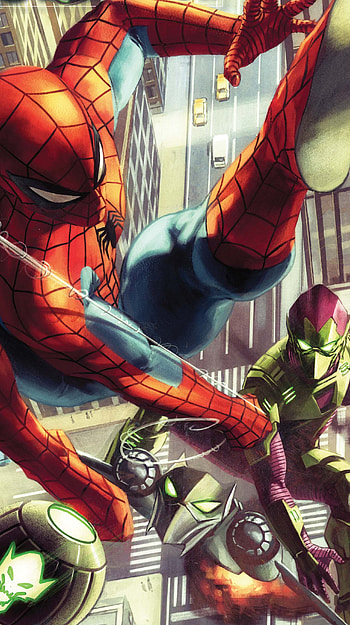 Ultimate Spider-Man, Peter Parker, Comic, comic art HD phone wallpaper