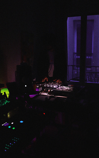 Music, Darkness, Dj, Remote Controller, Desk HD phone wallpaper