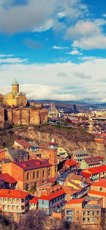 Tbilisi , Top backgrounds, Tbilisi, Travel HD phone wallpaper