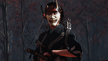 Video Game, Ghost Of Yōtei, Mask, Samurai Girl HD wallpaper
