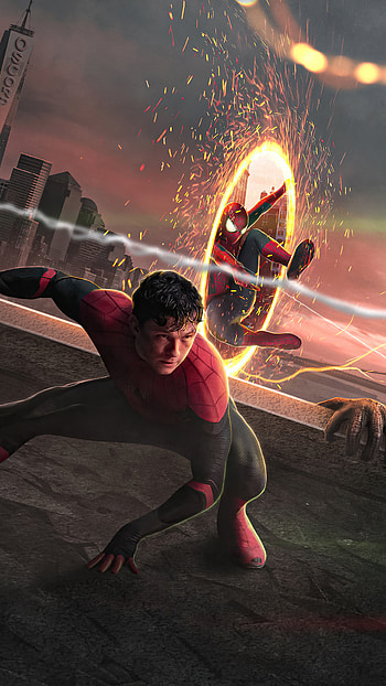 Inter-Dimensional Portal, Spider-Man (Tom Holland) HD phone wallpaper