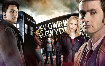 Doctor Who, The Doctor, TARDIS, David Tennant, John Barrowman, Billie Piper, Tenth Doctor, Rose Tyler, ma Agyeman / and Mobile ... HD wallpaper