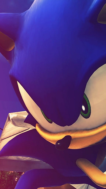Sonic, Neon Background HD phone wallpaper