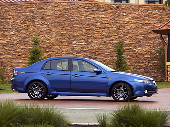 Auto, Acura, Cars, Building, Side View, Style, Akura, Shrubs, Tl, 2007 HD wallpaper