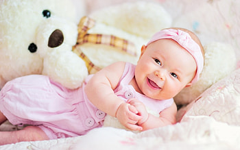 Cute Baby Teddy, Baby, funny, Teddy, Cute HD wallpaper