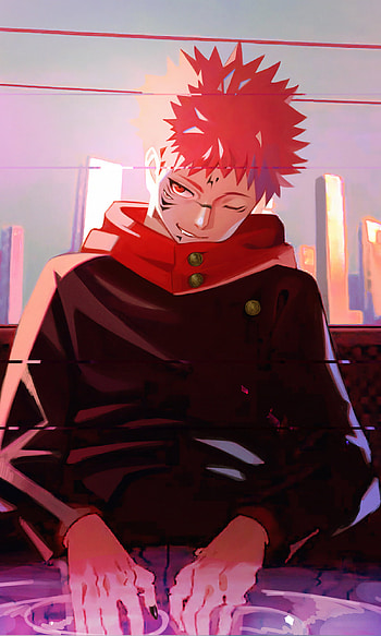 Yuji Itadori, Yuji Itadori, Anime, Jujutsu Kaisen HD phone wallpaper
