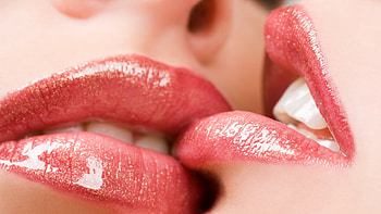 red lips, erotic, women, lips, red HD wallpaper