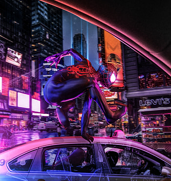 Spider-Man: Into the Spider-Verse, movie, artwork HD phone wallpaper