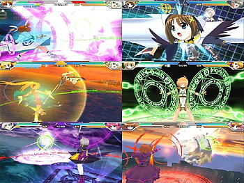Nanoha A's Portable Gears of Destiny Screenshots, nanoha a s gears of destiny, fate testorosa, stern the destructor, nanoha takamachi, load de arche, yuuno scriya, hayate yagami HD wallpaper