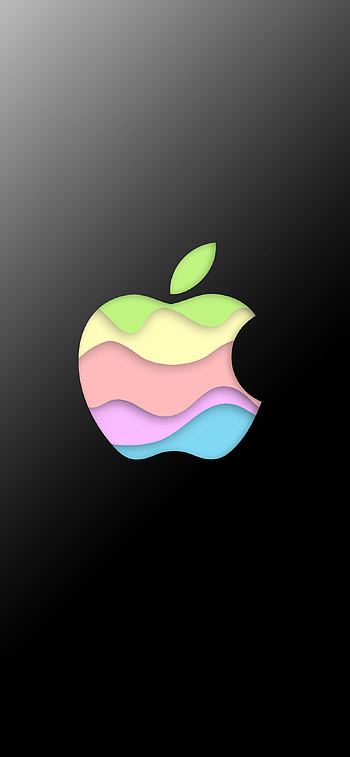 Apple, Symbole, Wave, 3d, Designs, Color, frulo, Logo HD phone wallpaper