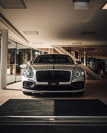 Bentley, Cars, Car, Front View, Grey, Bentley Flying Spur HD phone wallpaper