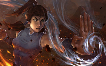 Legend of Korra, Stunning visuals, Martial arts, Avatar power HD wallpaper
