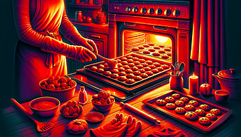 Homemade Cookie Baking Session -, cookie baking, baking, cookie, kitchen HD wallpaper