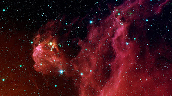Hubble Tag - Red Real Space Hubble Telescope Galaxies Scape Stars Nature for HD wallpaper