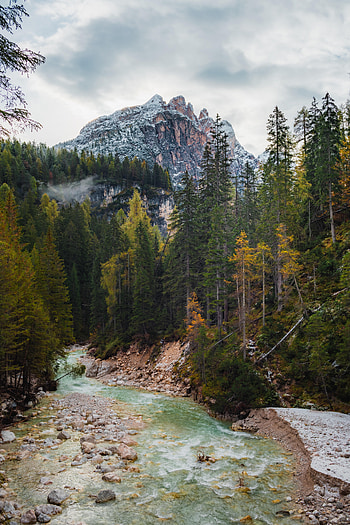 Landscape, Nature, Rivers, Trees, Mountain HD phone wallpaper
