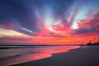 Beach Long Exposure Clouds , beach, nature, long-exposure, clouds, sky HD wallpaper