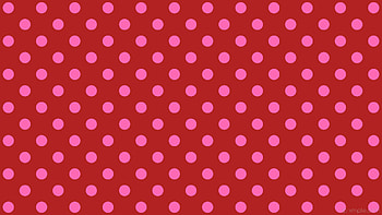 pink polka dots spots red fire brick hot pink HD wallpaper