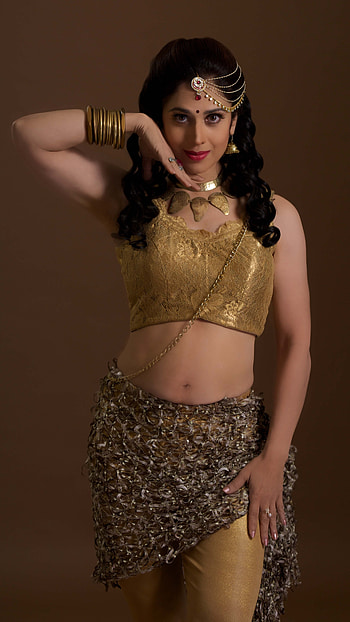 Meenakshi Sheshadri, bollywood actress, navel HD phone wallpaper