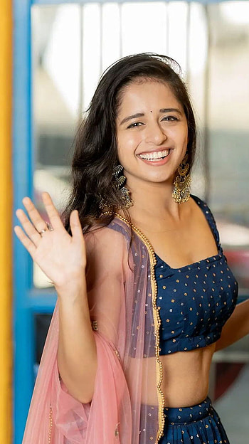 Pravallika damerla, telugu model, beautiful HD phone wallpaper