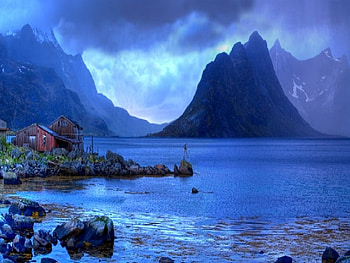 stitched, sea HD wallpaper
