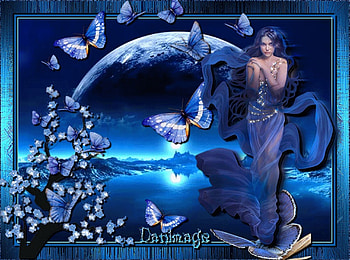 BLUE, FLOWERS, FEMALE, BUTTERFLIES HD wallpaper
