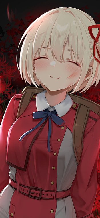 Chisato Nishikigi, Anime, Lycoris Recoil HD phone wallpaper