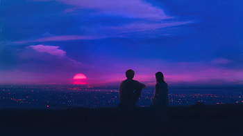 Vibes With You, couple, love, artist, artwork, digital-art HD wallpaper