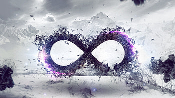 Abstract, Background, Infinity, Lines, Points, Point HD wallpaper