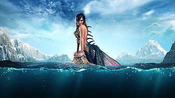 The Witcher 3 mermaid, Stunning fantasy depiction HD wallpaper