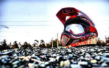 Downhill Biking Helmet Wide for HD wallpaper
