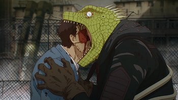 Dorohedoro, face, aligator, beast HD wallpaper