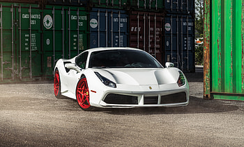 Ferrari 458 Italia, white, sports car HD wallpaper