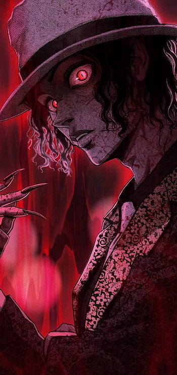Muzan's Crimson Gaze — Demon Slayer , Muzan Kibutsuji, Anime, Demon Slayer: Kimetsu no Yaiba HD phone wallpaper