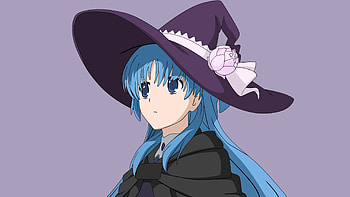 Witch, big hat, Chtholly Nota Seniorious, anime girl HD wallpaper