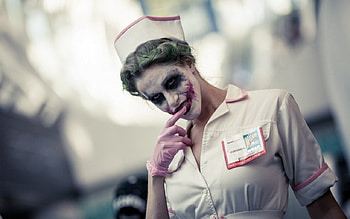Nurse Joker @ Comic Con 2012, joker, 2012, comic, nurse, con HD wallpaper