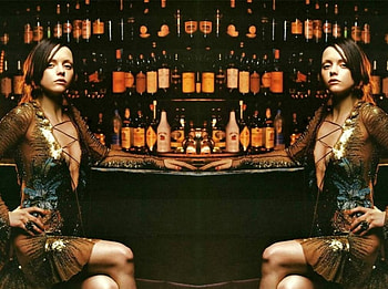 Christina Ricci, liquor, model, , 2016, beautiful, actress, Ricci, Christina, bar HD wallpaper