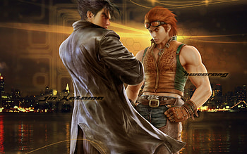Jin Kazama, and scan gallery, Fighter, Game art HD wallpaper
