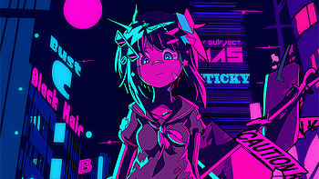 Outrun Girl, outrun, artist, artwork, digital-art HD wallpaper