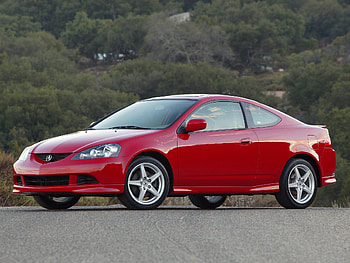 Auto, Nature, Trees, Acura, Cars, Asphalt, Side View, Style, Rsx, Akura HD wallpaper